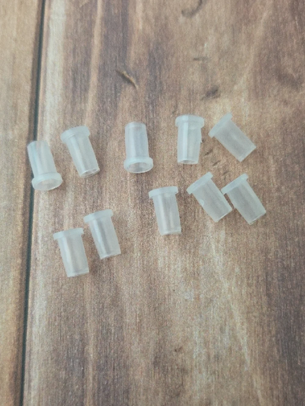 Set of 10 Clear Plastic Lipstick Samplers